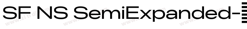 SF NS SemiExpanded字体转换